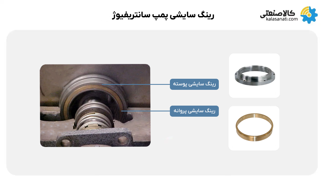 رینگ سایشی پمپ سانتریفیوژ